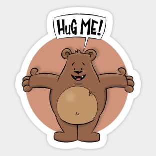 Hug me! Sticker